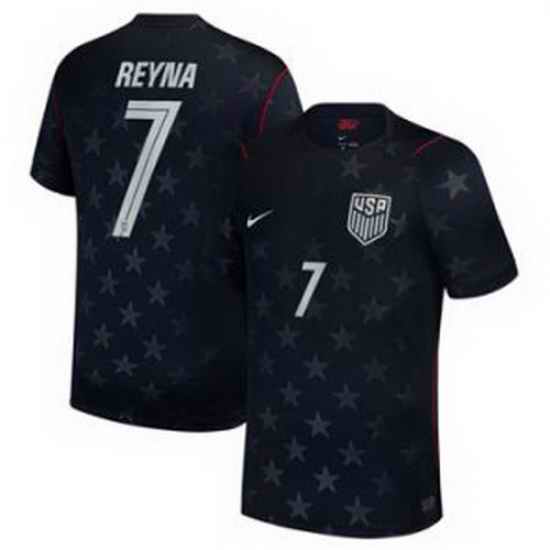 Men 7Giovanni Reyna USMNT 2026 Stadium Replica Jersey   1